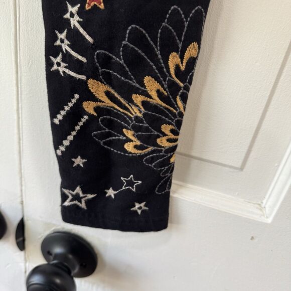 JW Los Angeles Johnny Was Moon & Star Celestial Embroidered Callista Legging XS - Picture 16 of 16